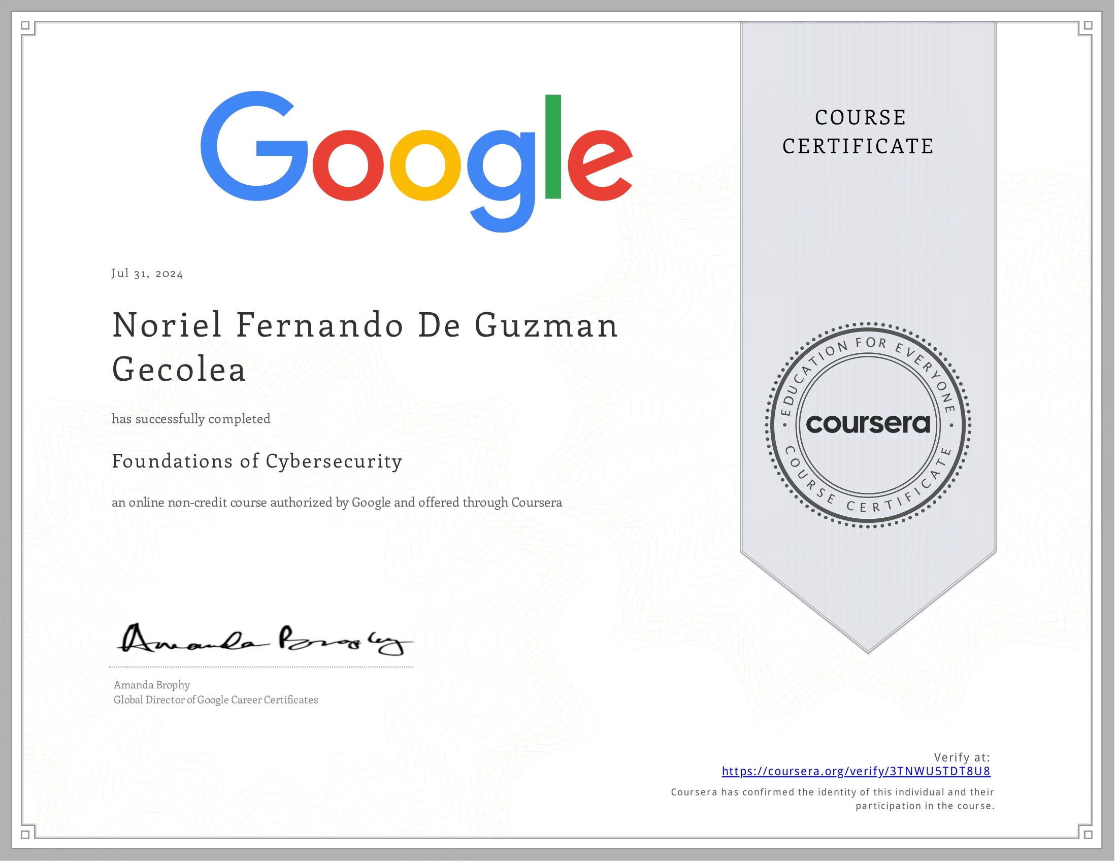 Foundation of Cybersecurity